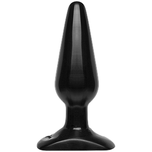 Анальна пробка Doc Johnson SmoothClassic Medium - Black, макс. діаметр 3,8s SO2780