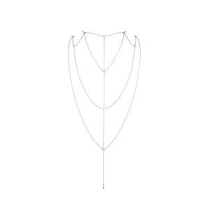 Ланцюжок для спини Bijoux Indiscrets Magnifique Back and Cleavage Chain - Silver, прикраса для тіла