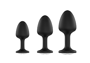 Анальна пробка Dorcel Geisha Plug Diamond XL з кулькою всередині, створює вібрації, макс діаметр 4,5, фото 2