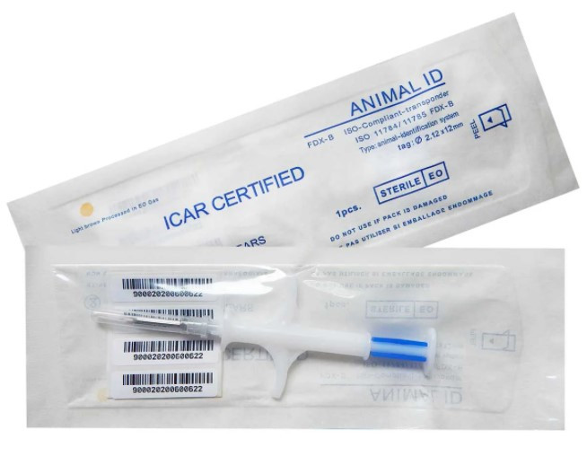 Мікрочип для тварин ANIMAL-ID 1,25х7мм