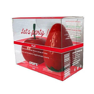 Набір збуджувальних кремів для сосків EXSENS Lets Party 2х8 мл, з олією кокоса та Ши, їстівні