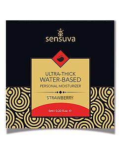 Пробник Sensuva - Ultra–Thick Water-Based Strawberry (6 мл)