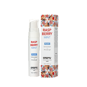 Стимулюючий гель EXSENS Kissable Raspberry Mint 15мл можна для поцілунків, охолоджуючий