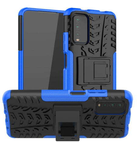 Протиударний чохол Протектор Armored для Xiaomi POCO M3 Pro/Redmione 10 5G з підставкою Колір Синій