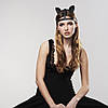 Маска кішечки Bijoux Indiscrets MAZE - Cat Ears Headpiece Black, екошкіра, фото 7