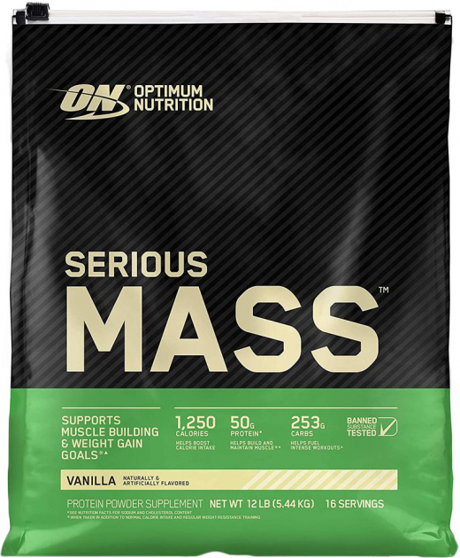 Serious Mass Optimum Nutrition, 5.455 кг - фото 1 - id-p226292717