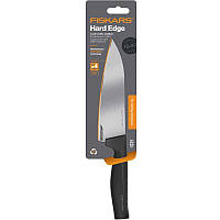 Кухонний кухарський Ніж середній 17 см Fiskars "Hard Edge" (1051748) Неіржавка сталь