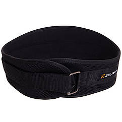 Пояс атлетичний посилений регульований Zelart 2634-115 розмір XXL Black