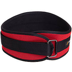 Пояс атлетичний посилений регульований Zelart 2634-95 розмір L Red-Black