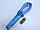 Стрічка для завивки волосся з прищіпкою синя, фото 3