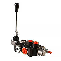 Гідророзподільник на 1 секційний клапан 1Р40 без фіксації та без плаваючого режиму для тракторів МТЗ та сільгосптехніки