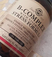 Б-комплекс, вітамін с З антистресової формулою Solgar B-Complex with Vitamin C stress formula 250 таблеток