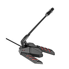 Мікрофон Vertux Streamer-3 LED, USB Black