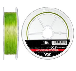 Шнур YGK Frontier Braid Cord X8 150m (зелений) #1.5/0.205mm 25lb/11.3kg