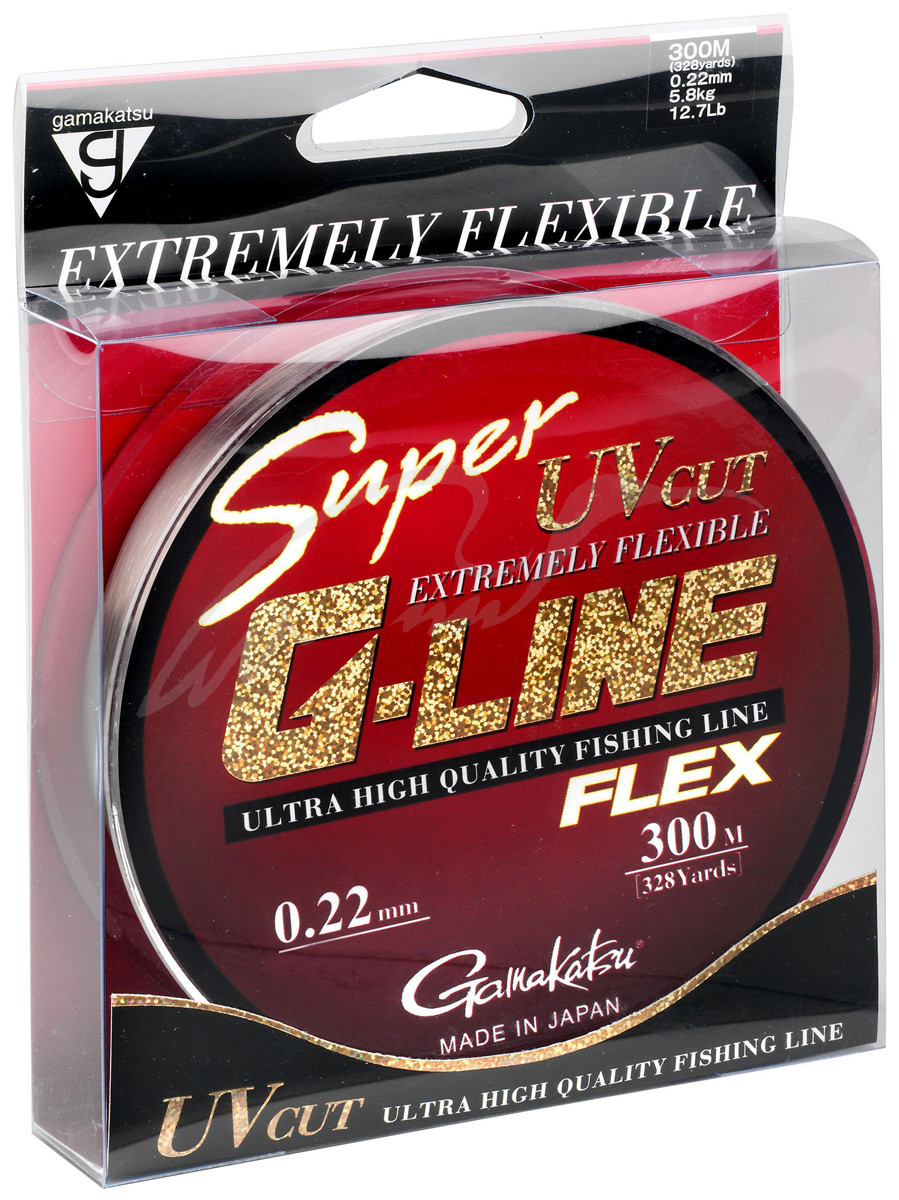 Леска Gamakatsu Super G-Line Flex 300m 0.36mm, 11.82kg