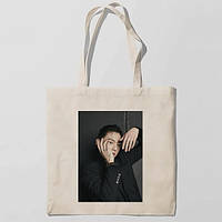 Эко-сумка, шоппер с принтом повседневная Твой похититель Чон Чонгук - Jungkook Jeon 2