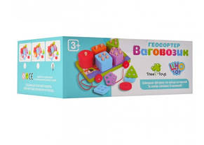 Розвиваюча іграшка Геометрика дерев'яна, фото 3