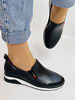 24pfm. Жіночі туфлі-кросівки на невисокій платформі. Натуральна шкіра. Розмір 39 40 41, фото 4