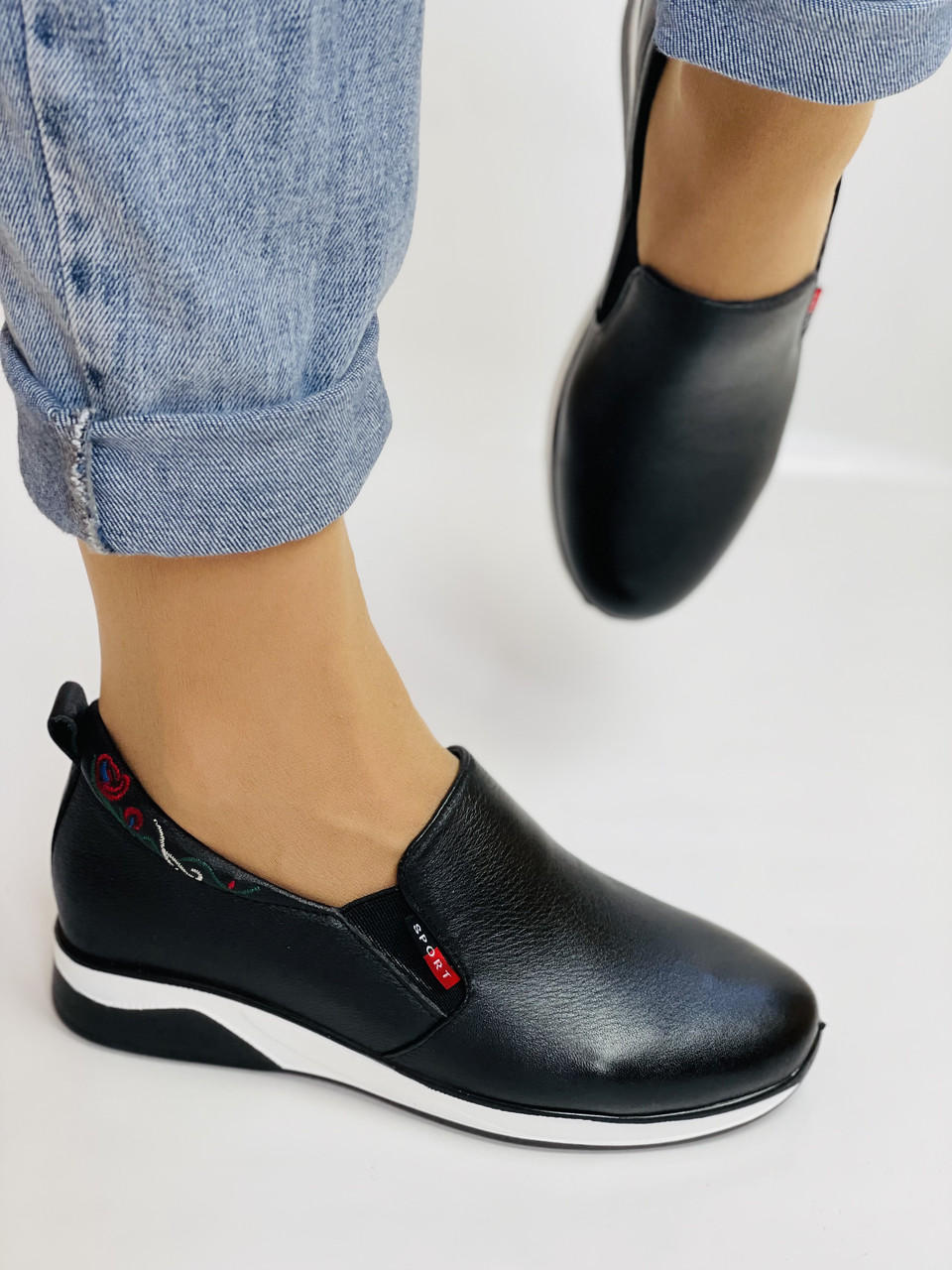24pfm. Женские туфли-кроссовки на невысокой платформе. Натуральная кожа. Размер 39 40 41 - фото 4 - id-p1463904278