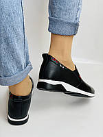 24pfm. Жіночі туфлі-кросівки на невисокій платформі. Натуральна шкіра. Розмір 39 40 41, фото 6