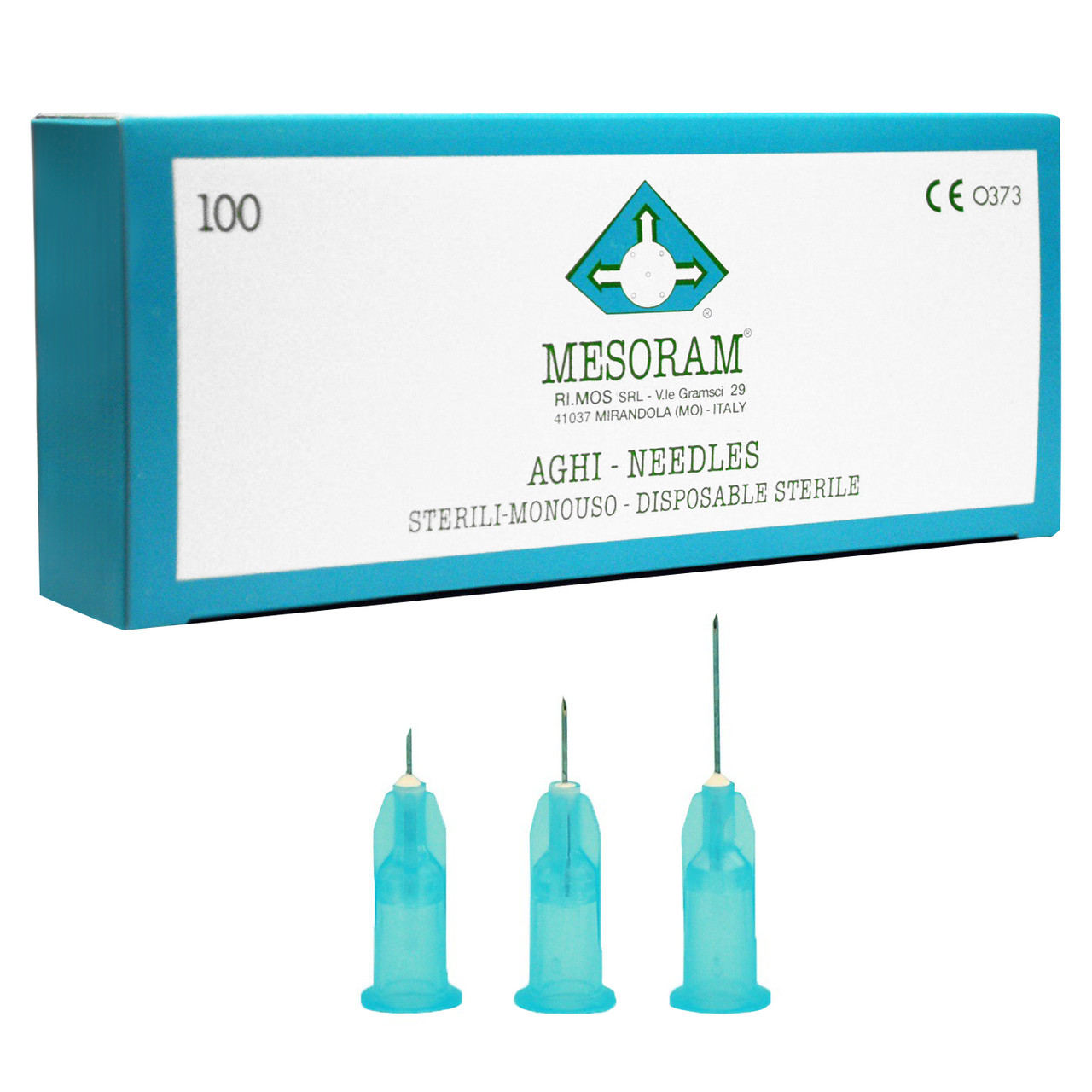 Голка для мезотерапії Mesoram 27G 0,4х12 мм (100шт в уп)