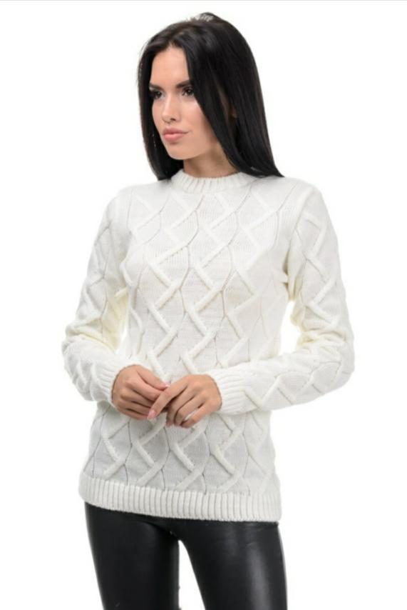Жіночий в'язаний светр (42-48 onesize) СП