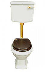 Золотий унітаз підлоговий ретро Simas Arcade AR811