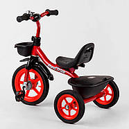 Триколісний велосипед Best Trike BS-1788 Червоний, 2 положення сидіння, гумові колеса (102413), фото 2