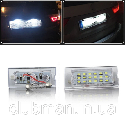 LED підсвітка номера для BMW (БМВ) E53 X5 X3 E83, фото 1