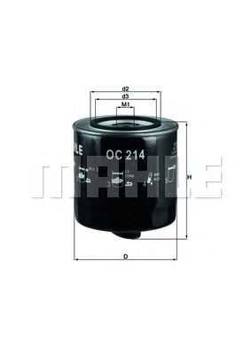 Фільтр масляний Knecht OC214