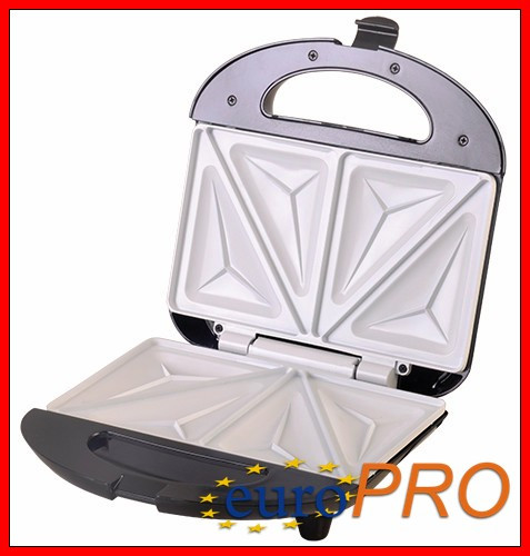 Сендвичница, бутербродница Camry CR 3018 з антипригарним керамічним покриттям 820 Вт, фото 1