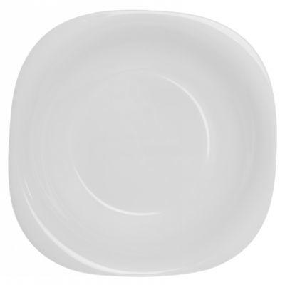 Тарілка десертна 19см квадратна Lum. Carine White L4454