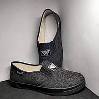 Мокасини WALDI - Віктор чорні на резиночках