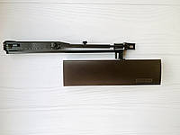 Доводчик для дверей GEZE TS 2000 V BC с рычажной тягой с фиксацией коричневый