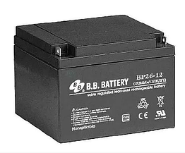 Акумуляторна батарея AGM 12 В 26 А/год BP26-12/I1, BB Battery