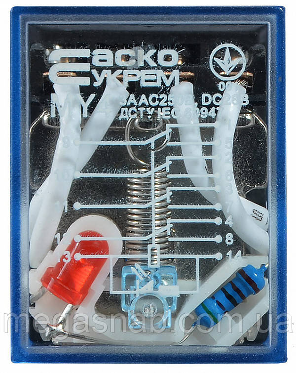 Реле МY4 (DC 110 V) АСКО