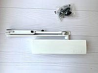 Доводчик для дверей GEZE TS 2000 NV BC з важільною тягою з фіксацією білий