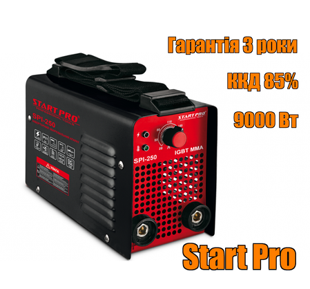 Інверторний зварювальний апарат Start Pro SPI-250 (3 роки гарантії), фото 1