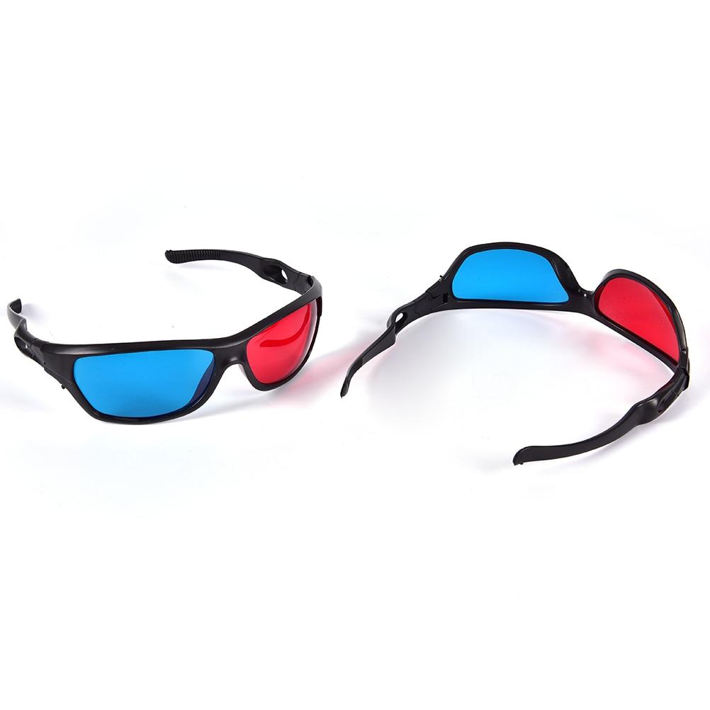 Стерео очки 3D. Красно синие 3Д очки анаглиф. Пластиковые анаглифные очки для объёмного изображения - фото 6 - id-p1463982046
