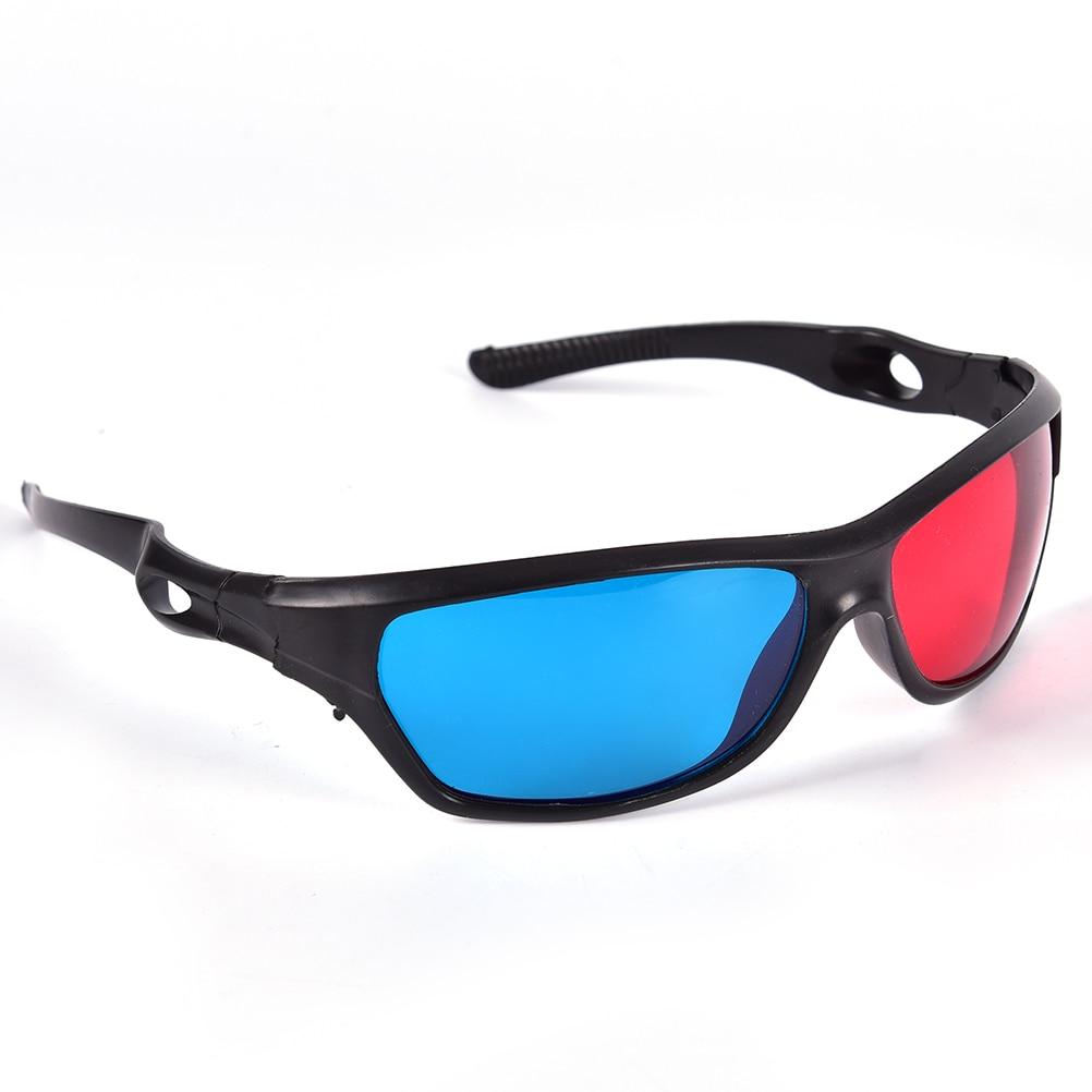 Стерео очки 3D. Красно синие 3Д очки анаглиф. Пластиковые анаглифные очки для объёмного изображения - фото 2 - id-p1463982046