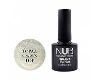 Топ с шиммером NUB Sparks Top Coat Topaz, 8 мл