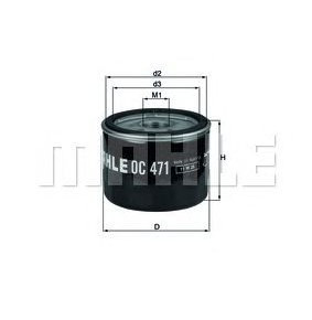 Фільтр масляний Knecht OC471