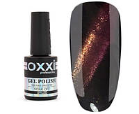 Гель-лак для ногтей Oxxi Professional Magic Cat 5D 10 мл, № 3 коричневый с фиолетовым магнитным бликом