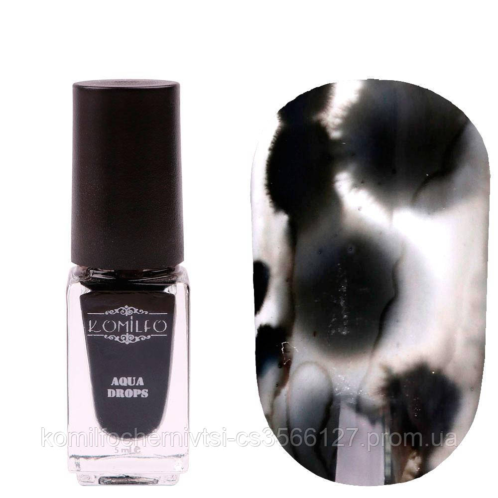 Komilfo Aqua Drops Black №001, 5 мл
