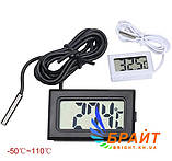 Цифровий термометр TPM-10/FY-10 з виносним датчиком -50 °C до +110 °C вологостійкий, фото 6