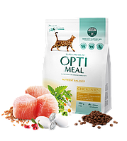 Optimeal Оптиміл корм для кішок з куркою, 10 кг.