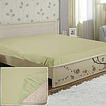 Простирадло на резинці 180х200х20см бязь тм Ярослав №5 Оливковий, фото 2
