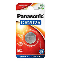 Батарейка Panasonic CR2025/ DL2025 / KCR2025 Lithium 3V, Silver