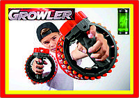 Бластер с автоматическим механизмом GROWLER Аккумуляторный пулемет игрушечный 28 Зарядов гровлер