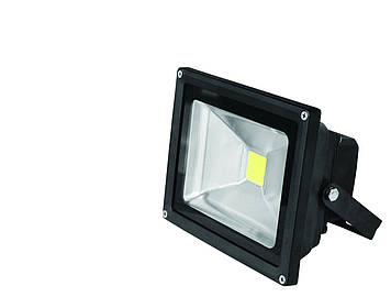 EUROELECTRIC Прожектор LED COB чорний 10W 6500K classic